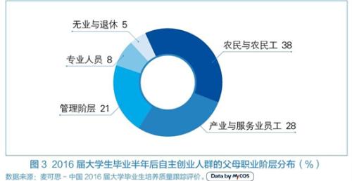 大學(xué)畢業(yè)生創(chuàng)業(yè)調(diào)查：近四成創(chuàng)業(yè)者為農(nóng)村家庭背景