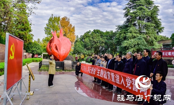 正陽縣永興鎮(zhèn)組織學(xué)習(xí)標(biāo)兵接受紅色教育