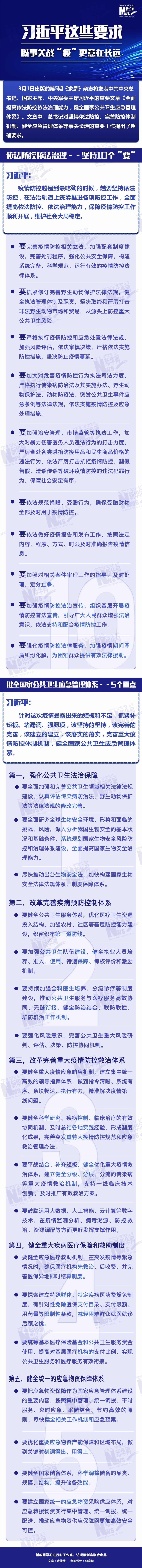 習(xí)近平這些要求，既事關(guān)戰(zhàn)“疫”更意在長遠