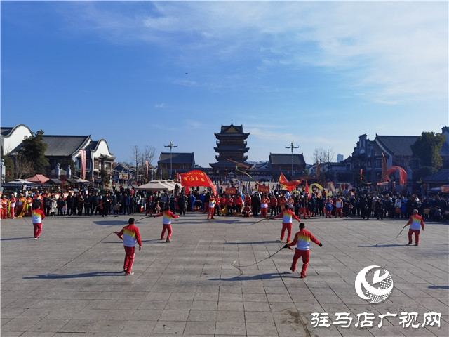 鞭聲陣陣 龍飛陀舞河南駐馬店市驛城區(qū)皇家驛站五市同臺(tái)競技展舞姿