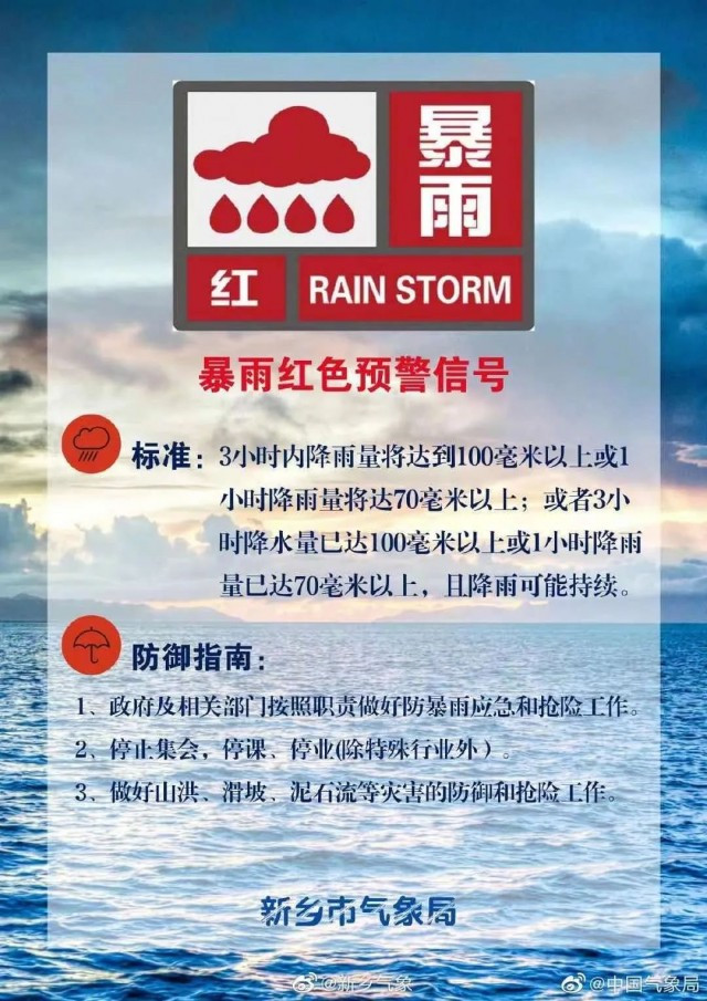 告急！河南新鄉(xiāng)41地遭遇特大暴雨，安陽全市公交停運