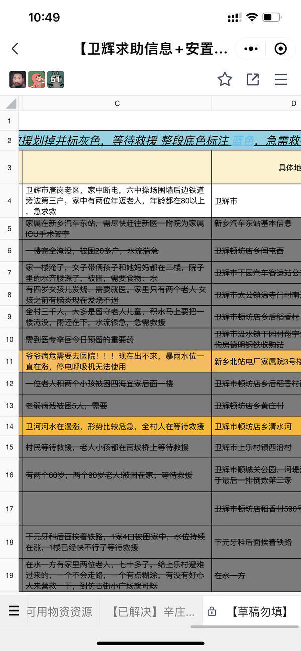 暴雨侵襲河南，一句話拉開鄭州救援序幕：全國3000名網(wǎng)友參與線上救援，多數(shù)是年輕女孩