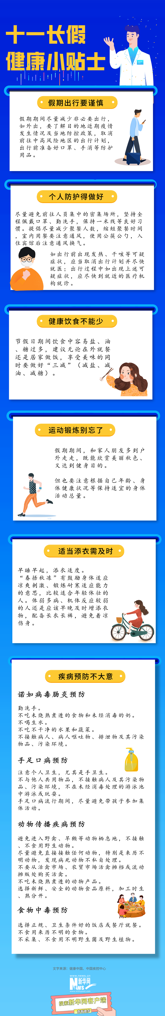 這份“十一”實用健康小貼士請您收下！