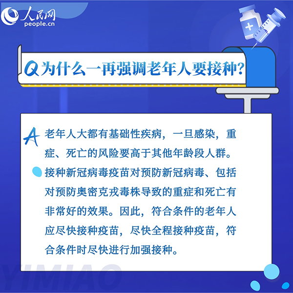 為什么老年人接種新冠疫苗意義重大？8組問答告訴你