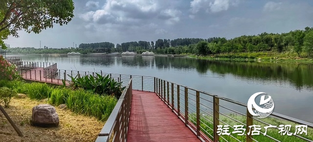 雨后的濱河公園