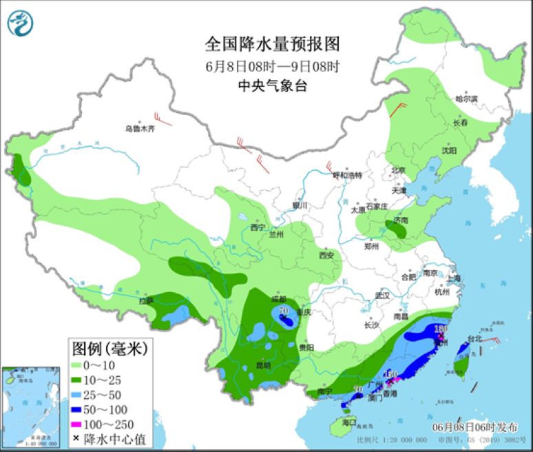 閩粵等地仍有強(qiáng)降雨 河南山東等地有間歇性高溫天氣