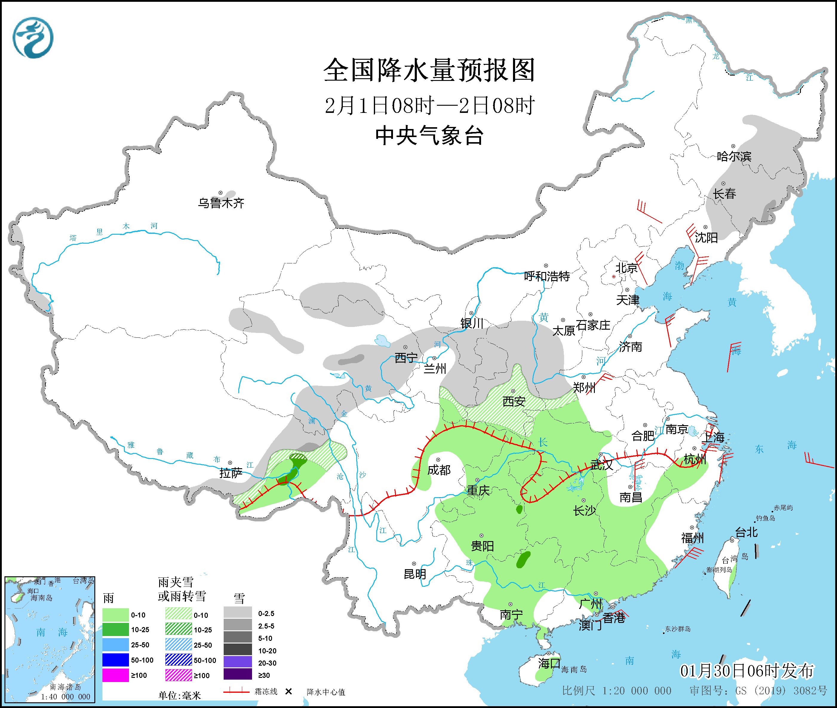 西藏西南部有較強降雪 冷空氣將影響我國大部地區(qū)