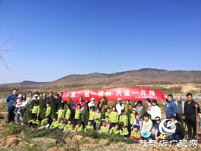 駐馬店市實驗幼兒園組織開展義務植樹活動