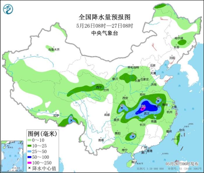 江漢黃淮等地將有較強降雨 我國北部和東部海域?qū)⒂写箪F