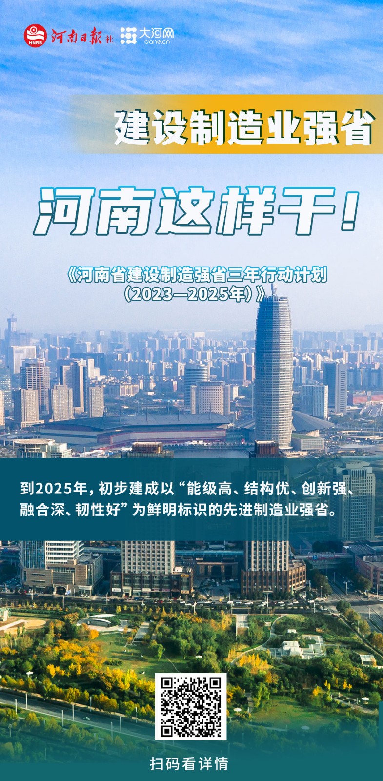 海報丨建設(shè)制造業(yè)強省，河南這樣干！