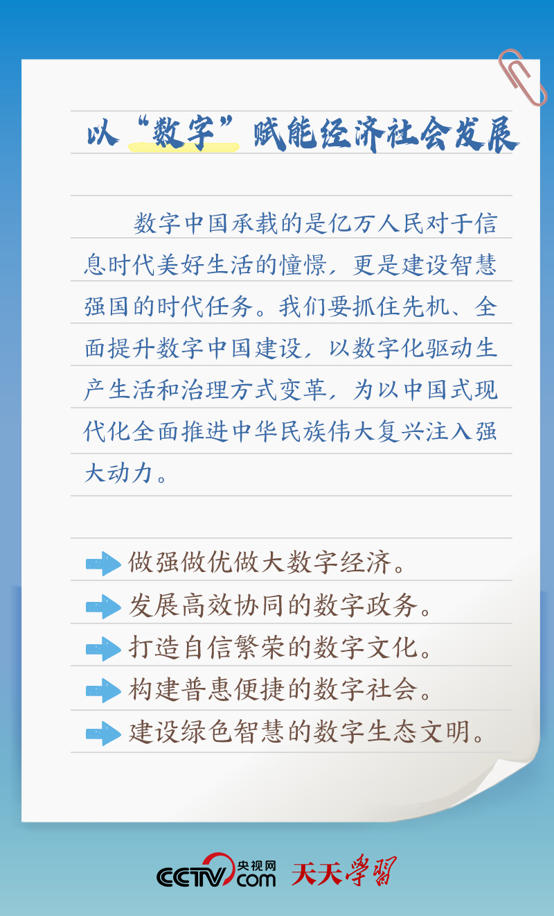 天天學(xué)習(xí)｜習(xí)近平賀信中提到的“數(shù)字中國”，你了解多少？