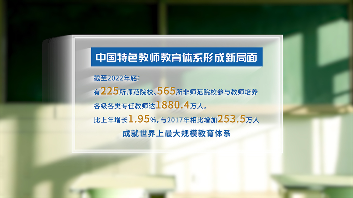 開學(xué)第一課丨【總書記的教書育人觀】建設(shè)教育強(qiáng)國，健全中國特色教師教育體系