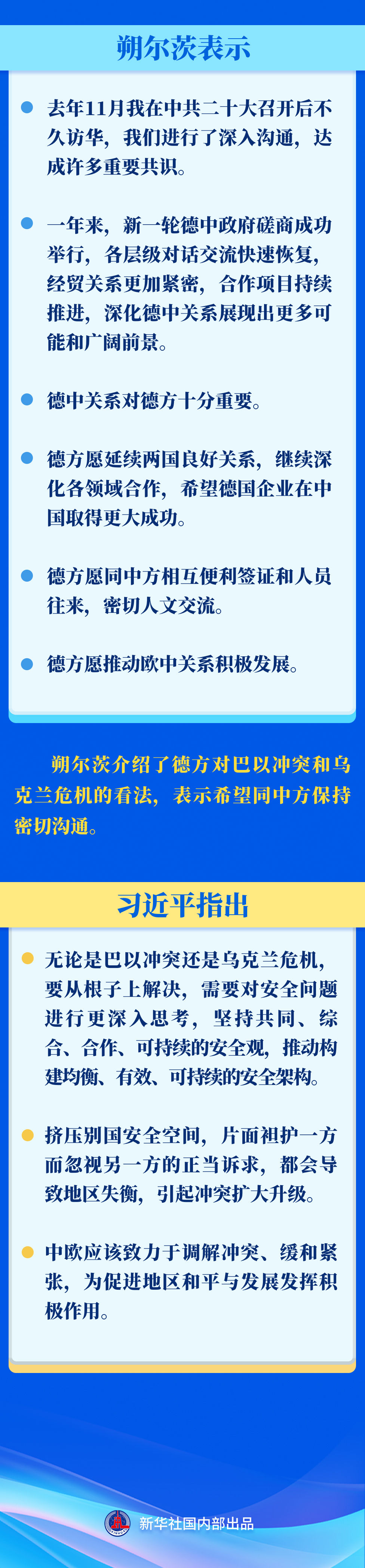 新華社權(quán)威速覽 | 習(xí)近平同德國(guó)總理朔爾茨舉行視頻會(huì)晤