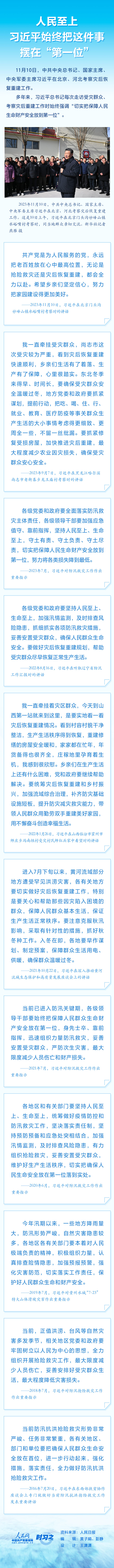 時(shí)習(xí)之丨人民至上 習(xí)近平始終把這件事擺在“第一位”