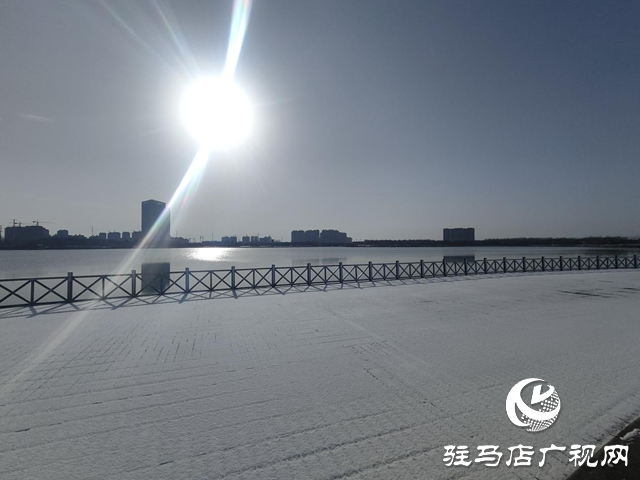 新蔡縣：“五湖四帶”披銀裝 雪中風(fēng)景美如畫