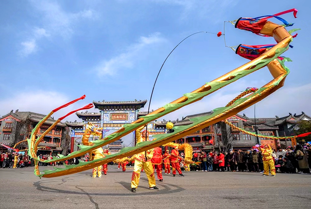 駐馬店市皇家驛站：民俗傳承過(guò)大年