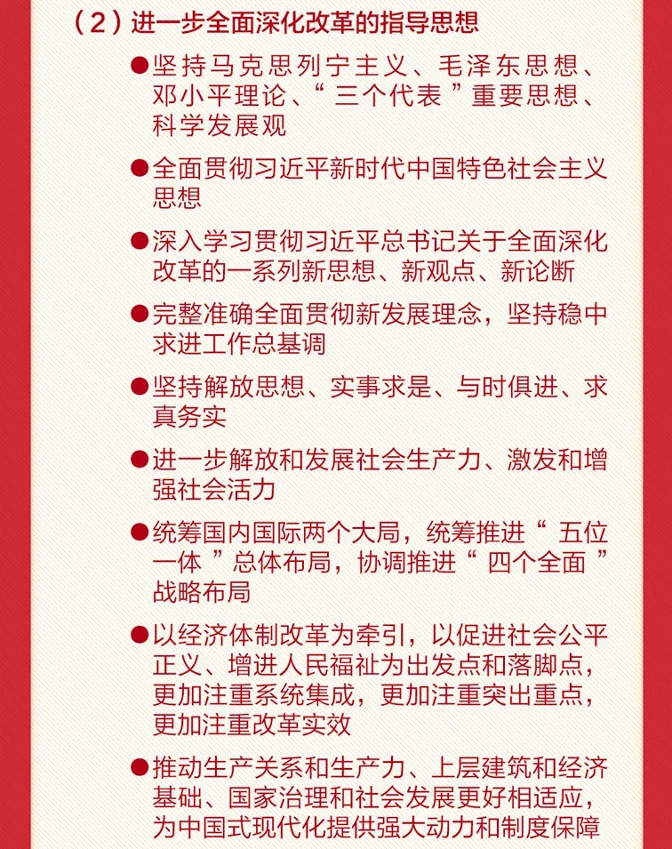 轉存！60條要點速覽二十屆三中全會《決定》