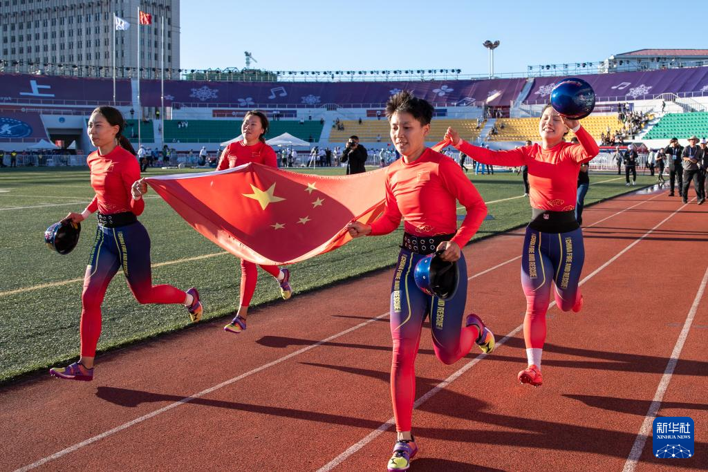 中國(guó)女隊(duì)首奪“消防奧運(yùn)會(huì)”冠軍