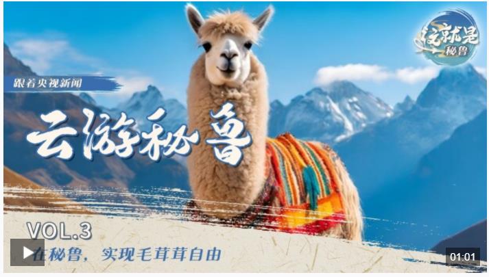 跟著習(xí)主席看世界丨“from China to Peru”是個(gè)英文成語(yǔ)你知道嗎？