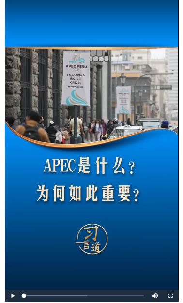 習(xí)言道｜APEC是什么？為何如此重要？