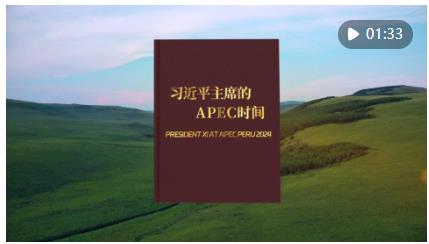 視頻畫報｜習近平主席的APEC時間