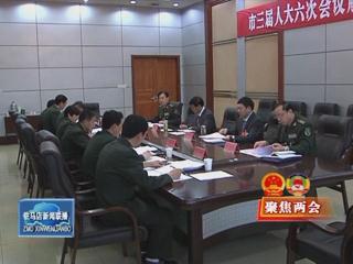 余學(xué)友參加解放軍代表團和遂平縣代表團審議（視頻）